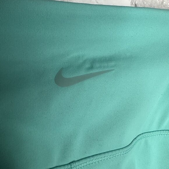 Nike One Women's Training High-Rise Leggings NWT Size XS (Aqua) FN3241-300 - Picture 4 of 16